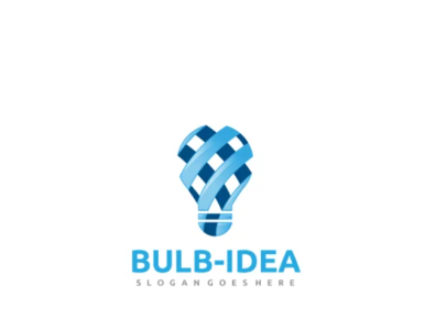 Bulb Idea Logo 3d animation branding design graphic design illustration logo motion graphics ui vector