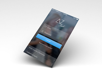 AZ Smart - Login design login mobile