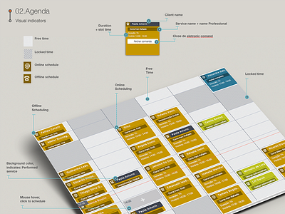 Agenda Beauty Date agenda design web