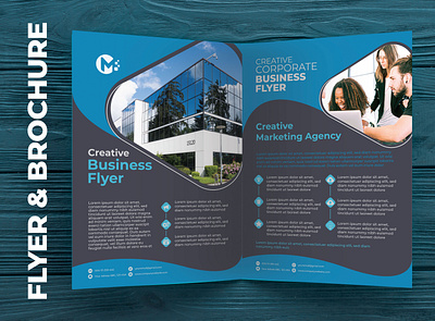 Flyer design double-sided branding brochure design design flyer flyer design graphic graphic design illustration visual design