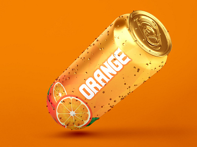 Orange can design branding business design graphic design illustration label label design logo packaging packaging design vector