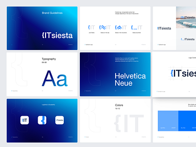 ITsiesta - Brand Design brand guideline brand guidelines brand identity branding it brand it branding it logo logo design logotype