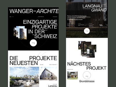 Wanger Architekten WebSite Design