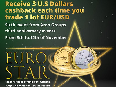 EURO STAR banner graphic design social media