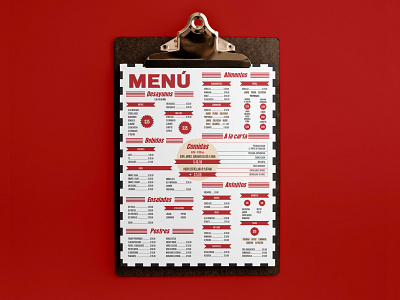 Cafeteria's Menu Design