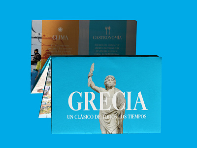 Tourism in Greece - Brochure design brochure editorial design graphic design greece tourism