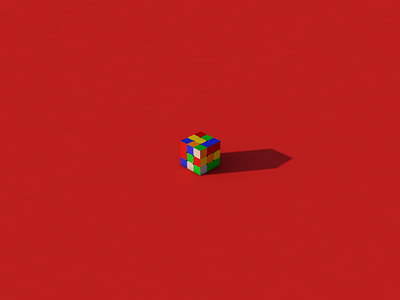 Rubik's Cube - Render #29