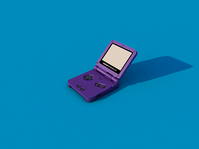 Gameboy Advance SP - Render #32