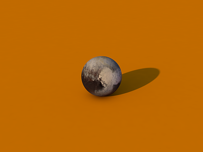 Pluto - Render #33 100days 3d c4d cinema 4d design everyday planet pluto render