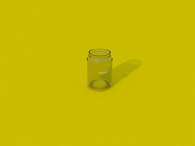 Glass Jar - Render #34 100days 3d c4d cinema 4d cinema4d design everyday glass glass jar jar render