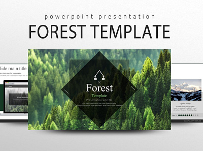 Forest Template #01 app branding design graphic design illustration logo typography ui ux vector