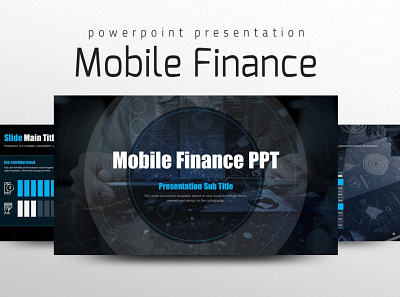 Mobile Finance PPT #01 app branding design graphic design illustration logo typography ui ux vector