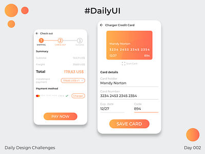 #DailyUI - #002 dailyui ui