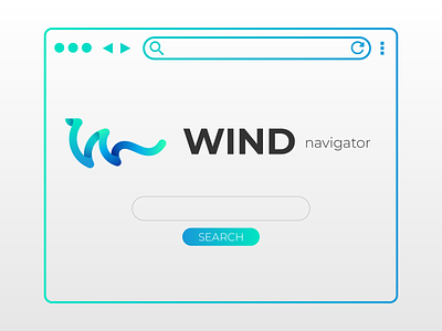 Wind Navigator: Logo logo ui