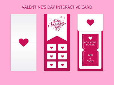 Valentine's day interactive card