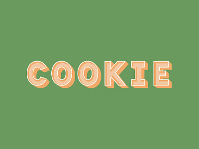 Cookie abc alphabet cookie font letter type typeset typography