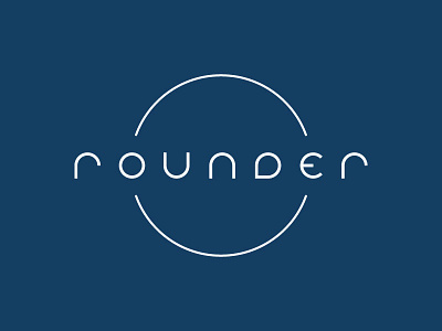 Rounder abc font letter rounder typeface typo typography
