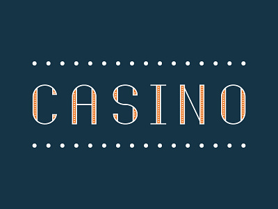 Casino font