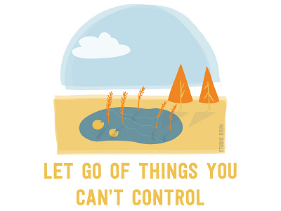 Let go ambition control draw hand drawn illustration inspiration inspired lesson let go life nature