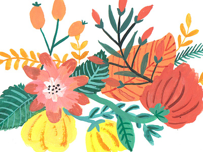 Flowers II art challenge creative drawing floral flowers illustration painting
