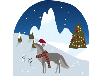 Wild Christmas 2 animated app app store christmas december gif holidays illustration ios winter xmas