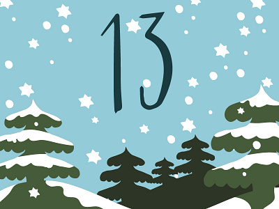 Day 13 christmas december drawing holidays illustration illustrator winter xmas