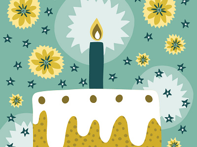 Birthday birthday cake children food fresh illustration part vector