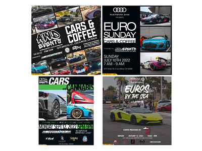 AWD Events Online/Social Media Flyers automotive events branding events flyer flyers graphic design online flyer online flyers vector graphics