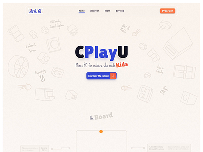 CPlayU 3d animation design fun joy kid motion graphics tech ux wacky webdesign