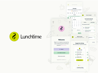 Lunchtime app design