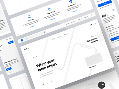 Source 2.0 animation design ui ux web design