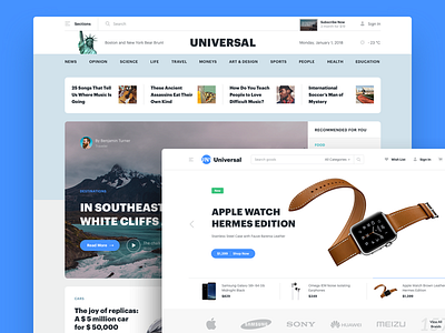 Templates at Universal Web UI Kit dashboard ecommerce interface magazine popups shop sketch template ui ui kit web design widgets