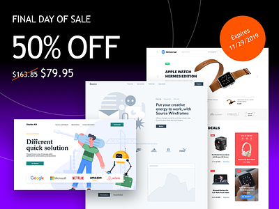 Black Friday 50% OFF design interface minimal ui web webdesign website
