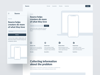 Source Wireframes