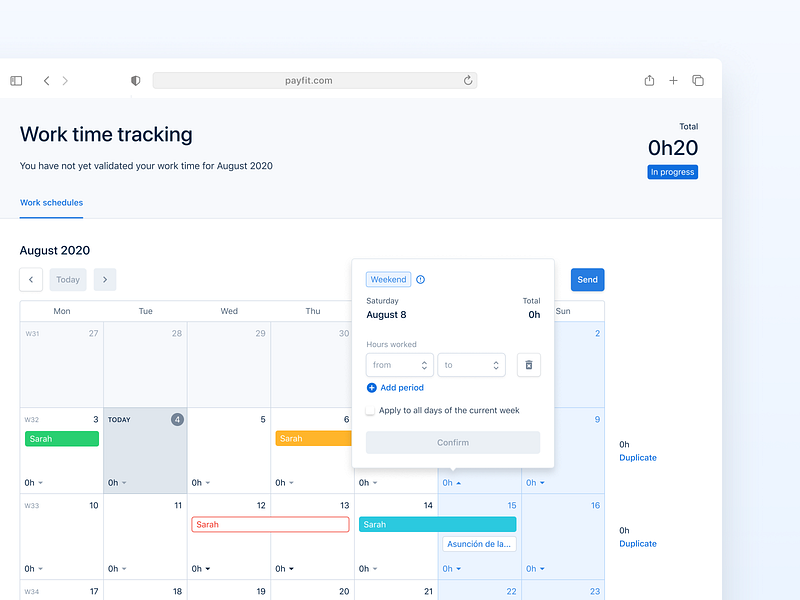 Calendar UI designs, themes, templates and downloadable graphic ...