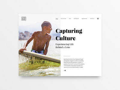 Daily UI Challenge #003 — Landing Page blog challenge daily dailyui magazine online ui