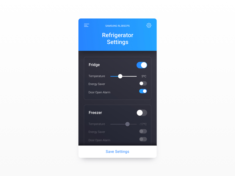 Daily UI Challenge #007 — Settings By Iker Fernandez On Dribbble