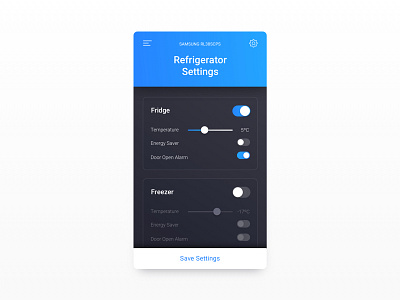 Daily UI Challenge #007 — Settings 007 app challenge daily dailyui settings ui ux