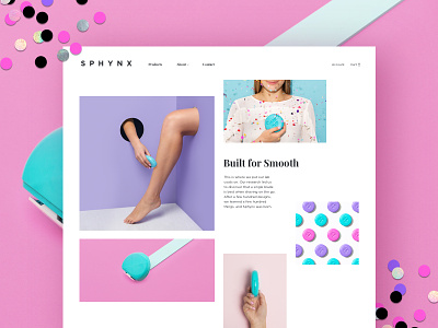 Sphynx Razor - UI color gallery interface ui website