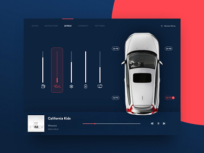 Daily UI Challenge #034 — Car Interface