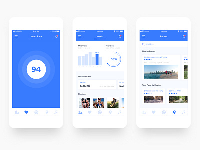 Daily UI Challenge #041 — Workout Tracker 041 41 analytics app challenge daily dailyui iphone product ui ux workout