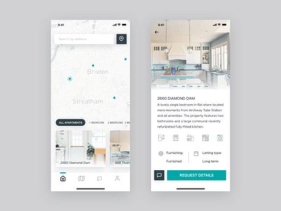 Apartment rental 100 daily ui 100 day project iphonex sketch ui