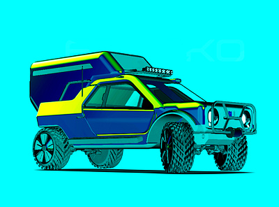 Leaf Gallon 2018 - Concepts Sketch 3d car concept design fun idea illustration render sketch truck