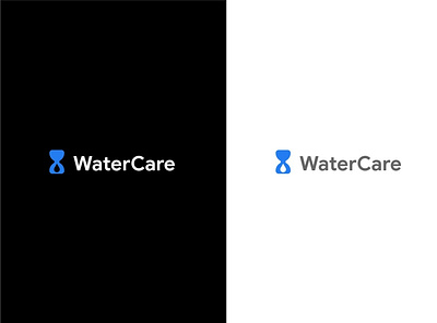 WaterCare - Logo branding design elegant idea logo ui