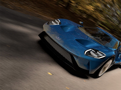 Ford GT Speed 2 car ford gt racing render