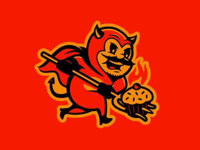 Devil character devil illustration mascot red vector