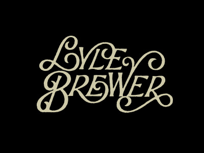 Lyle lettering type typography wordmark