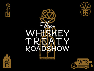 Whiskey band logos