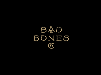 Bad Bones Co. logo typography