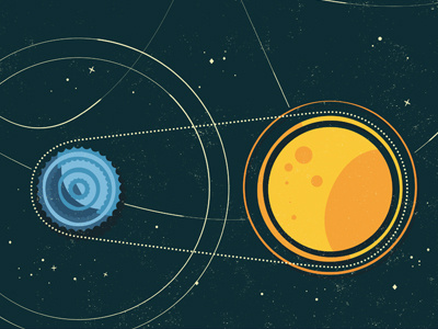 cycles illustration planets space textures vector